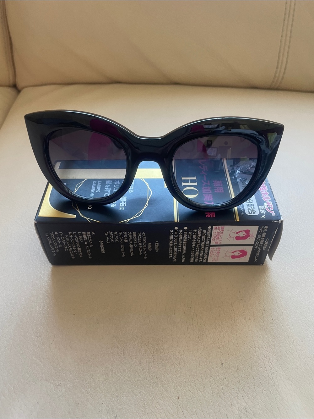 kate spade Black Cat-Eye Women's Sunglasses